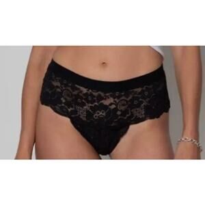 We Are Hah  Spin Me Panty Black Noir, XS
